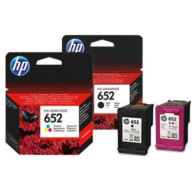 Original HP 652 Ink Set (Black and color)